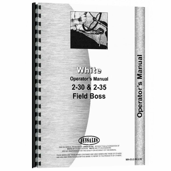 Aftermarket Tractor Operator Manual for White 235 RAP82553